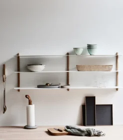 Shelves & Shelving Systems|Shelves & Shelving Systems^Gejst Nivo shelf D, Light oak- White