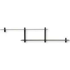 Shelves & Shelving Systems|Shelves & Shelving Systems^Gejst Nivo shelf H, Dark-stained ash- Black