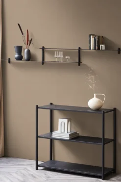 Shelves & Shelving Systems|Shelves & Shelving Systems^Gejst Nivo shelf H, Dark-stained ash- Black