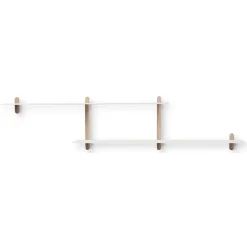 Shelves & Shelving Systems|Shelves & Shelving Systems^Gejst Nivo shelf H, Light oak- White