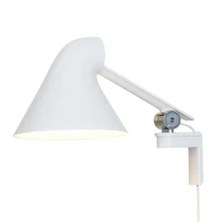 Bedside Lamps^Louis Poulsen NJP wall lamp short arm, White