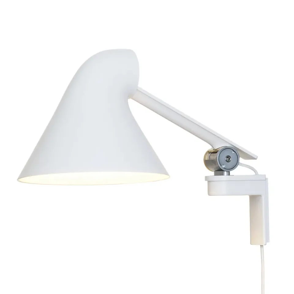 Bedside Lamps^Louis Poulsen NJP wall lamp short arm, White