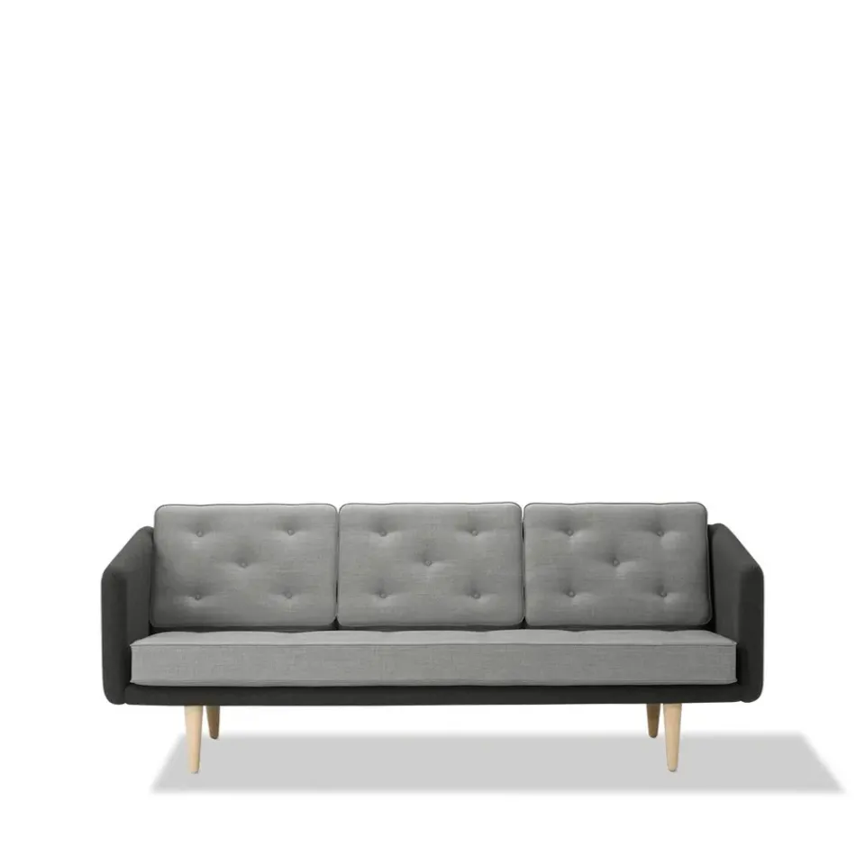 Sofas^Fredericia Furniture No 1 sofa 3 seater, Remix 173-remix 123-ekben Grey