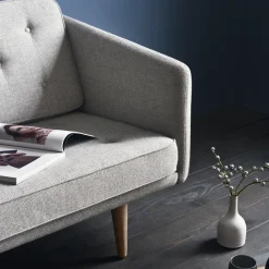 Sofas^Fredericia Furniture No 1 sofa 3 seater, Remix 173-remix 123-ekben Grey