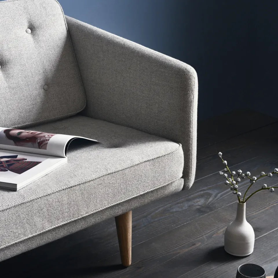 Sofas^Fredericia Furniture No 1 sofa 3 seater, Remix 173-remix 123-ekben Grey