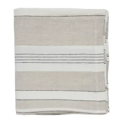Tablecloths^Tell Me More Noah tablecloth, Beige stripe, 145x270 cm BeigeWhite