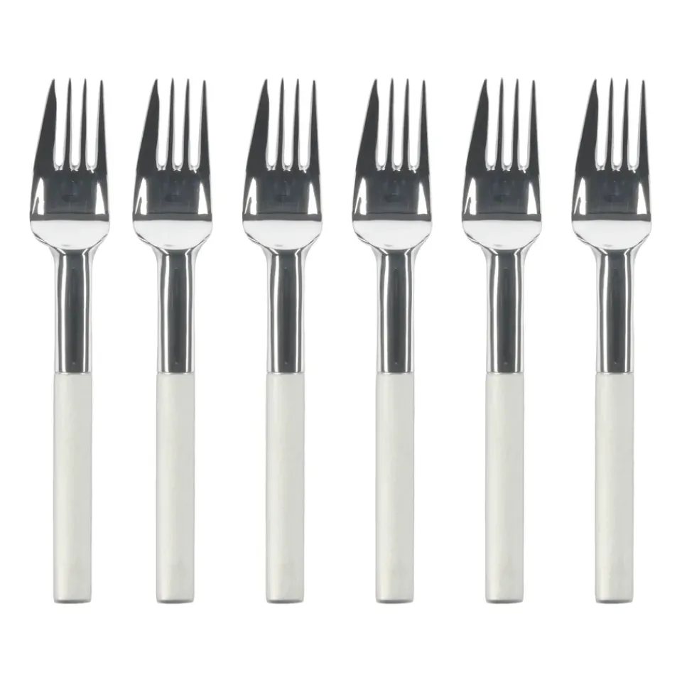 Clearance Gense Nobel cake fork 6-pack, Stainless steel Silver-coloured