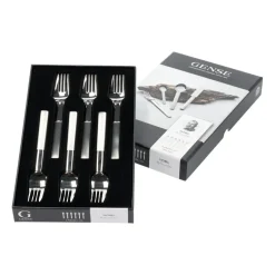 Clearance Gense Nobel cake fork 6-pack, Stainless steel Silver-coloured