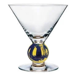 Cocktail & Martini Glasses|Long Drink & Highball Glasses^Orrefors Nobel martini glass 23 cl, Clear / Gold Gold-coloured