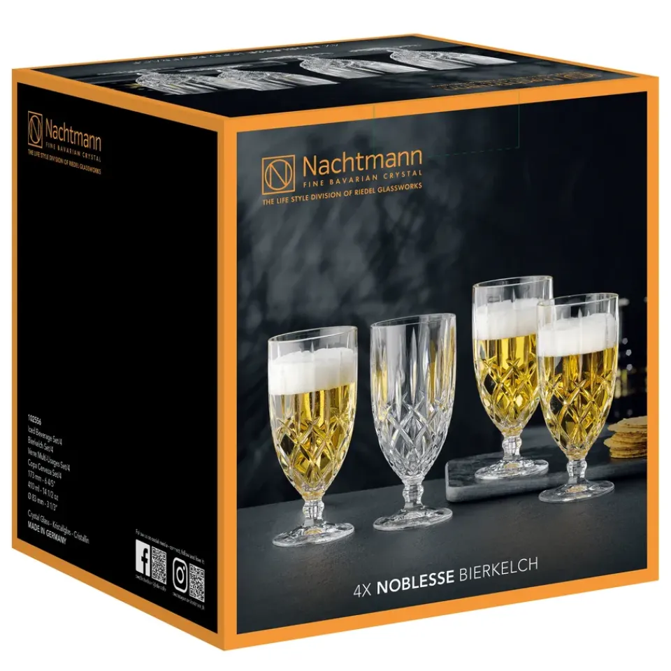 Beer Glasses^Nachtmann Noblesse beer glass 42,5 cl 4-pack, clear Transparent