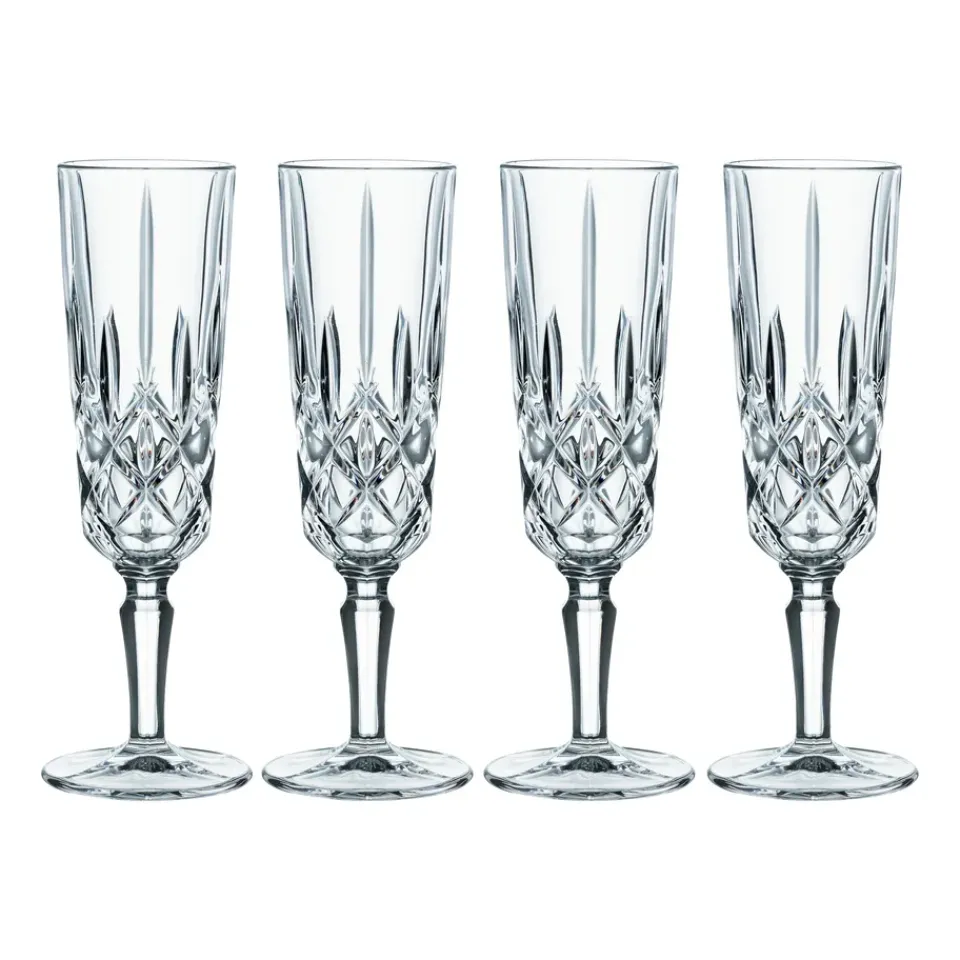 Champagne Glasses^Nachtmann Noblesse champagne glass 15.5 cl 4-pack, Clear Transparent