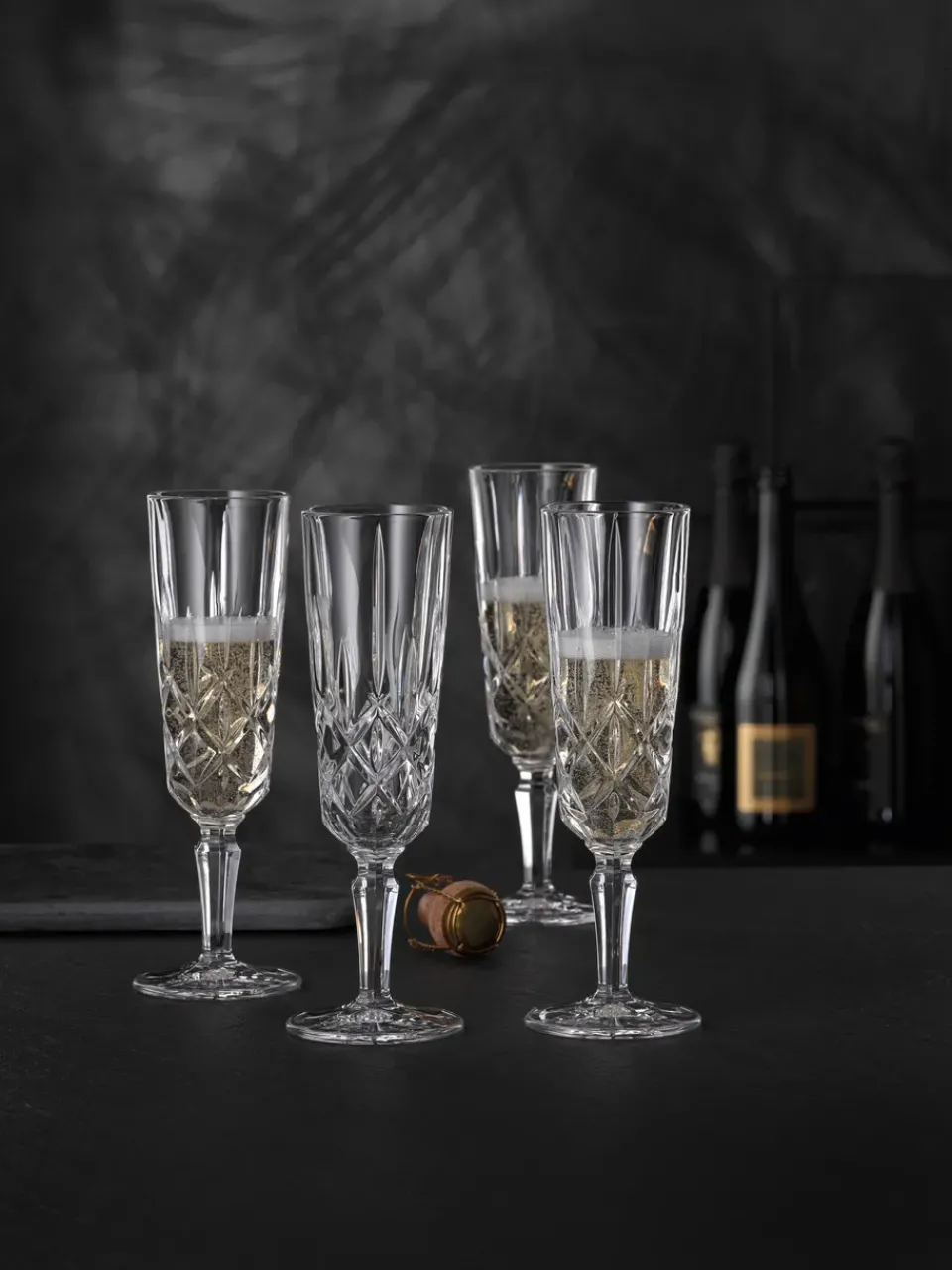 Champagne Glasses^Nachtmann Noblesse champagne glass 15.5 cl 4-pack, Clear Transparent