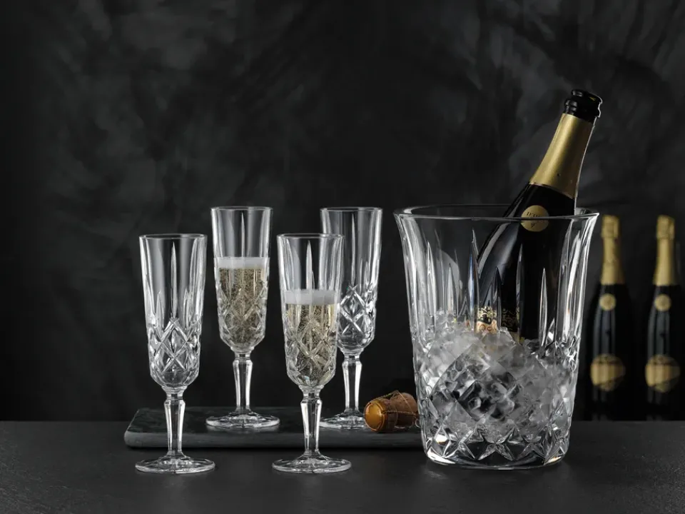 Champagne Glasses^Nachtmann Noblesse champagne glass 15.5 cl 4-pack, Clear Transparent