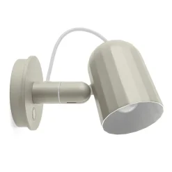 HAY Noc wall button wall lamp, Off White
