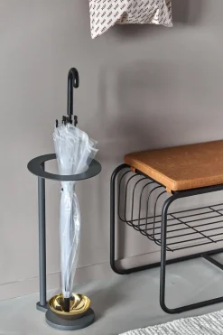 Shoe Racks|Shoe Racks^Scandi Living Nod bench/shoe rack 80x36x42 cm, Black