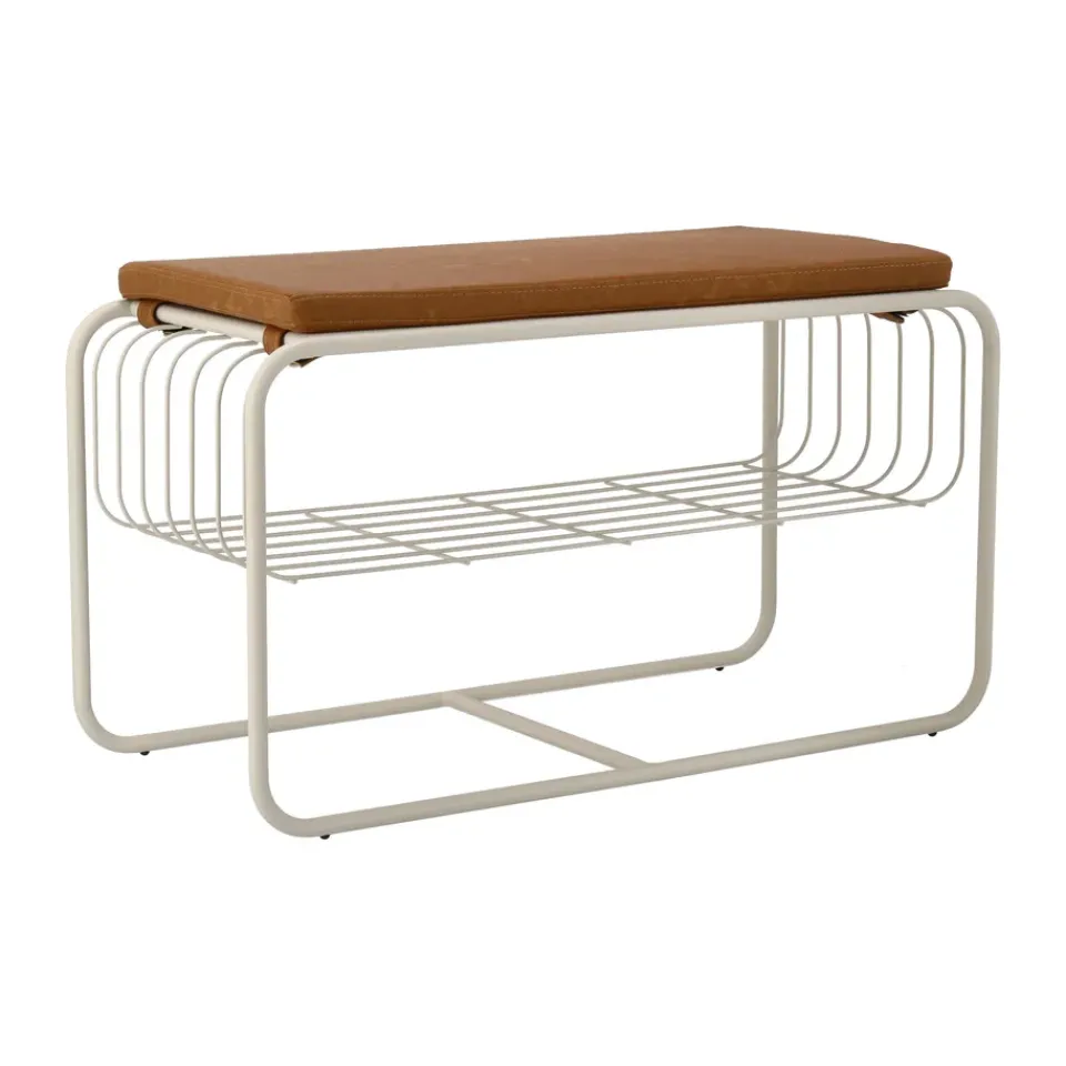 Shoe Racks|Shoe Racks^Scandi Living Nod bench/shoe rack 80x36x42 cm, Beige