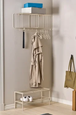 Discount Scandi Living Nod shoe rack 80x30x37 cm, Beige