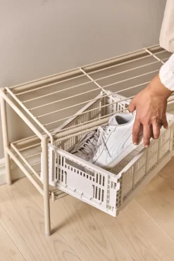 Discount Scandi Living Nod shoe rack 80x30x37 cm, Beige