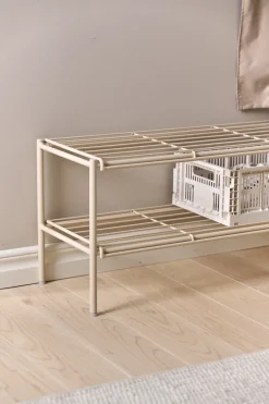 Discount Scandi Living Nod shoe rack 80x30x37 cm, Beige