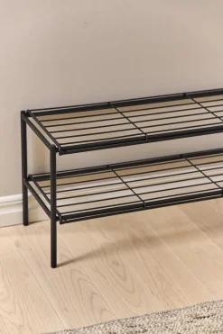 Online Scandi Living Nod shoe rack 80x30x37 cm, Black