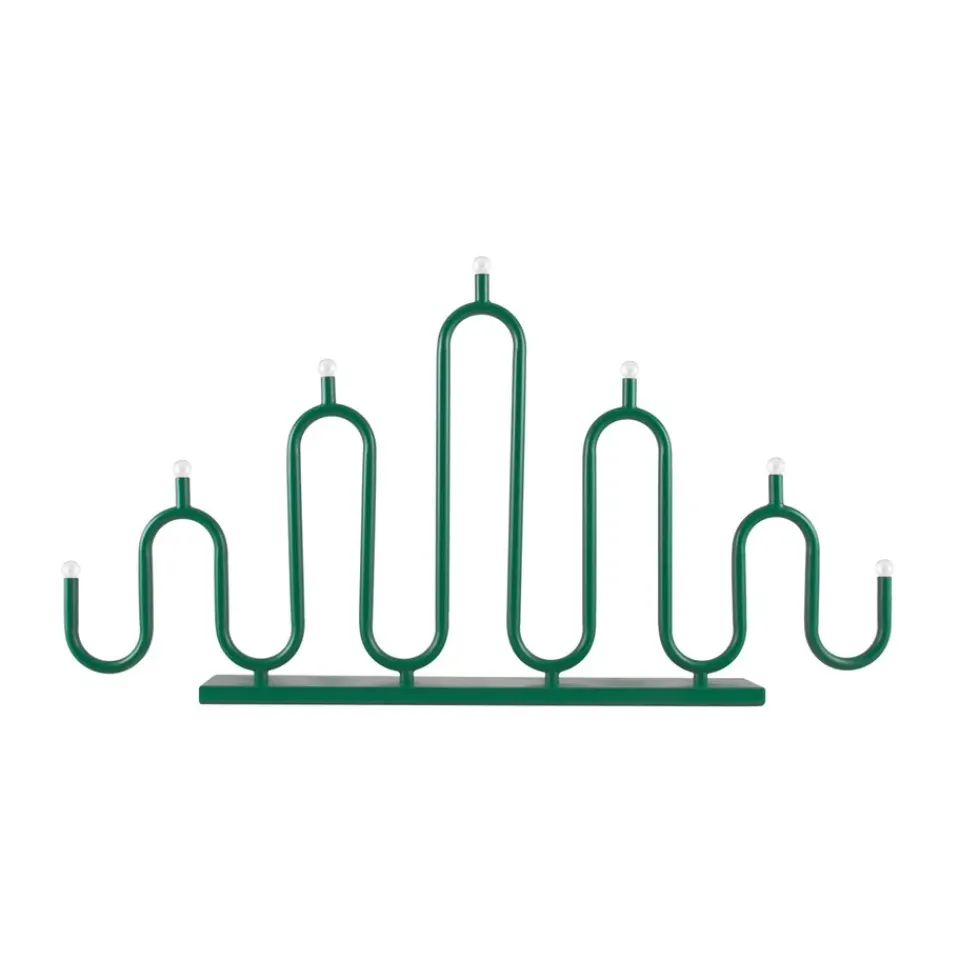 Outlet Globen Lighting Noel 7 advent candle, Green
