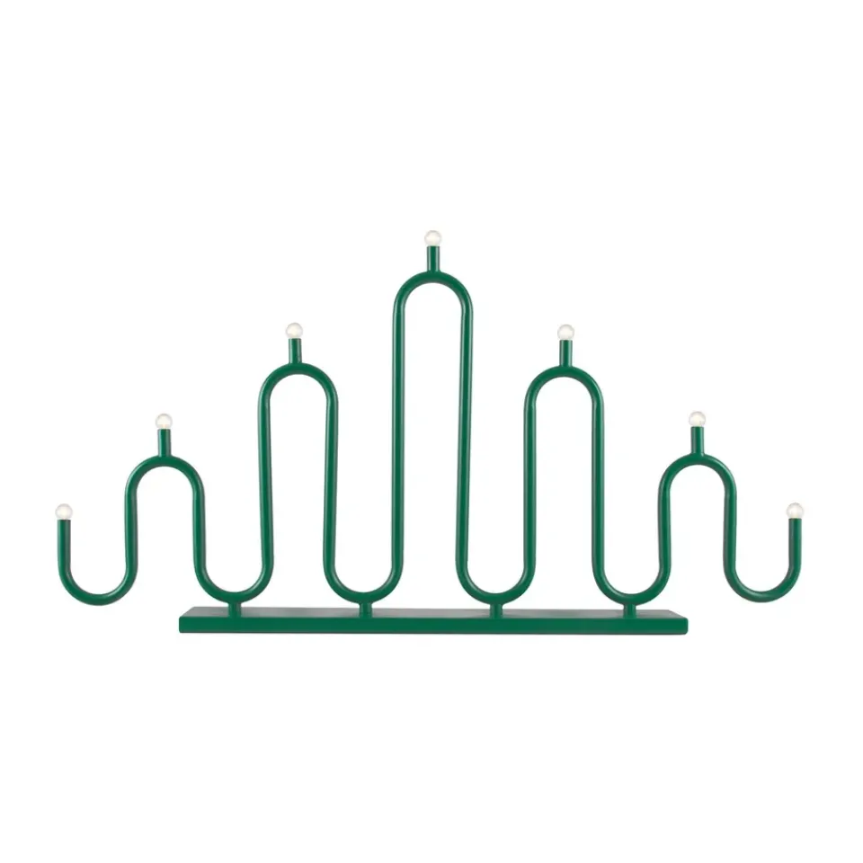 Outlet Globen Lighting Noel 7 advent candle, Green