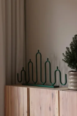 Outlet Globen Lighting Noel 7 advent candle, Green