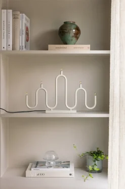 Advent Lights^Globen Lighting Noel 5 advent candle, Ivory- White