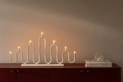 Advent Lights^Globen Lighting Noel 7 advent candle, Ivory- White