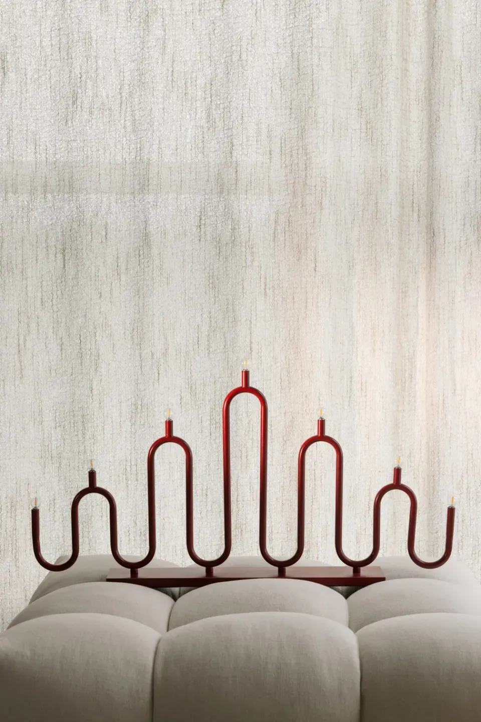 Advent Lights^Globen Lighting Noel 7 advent candle, Red