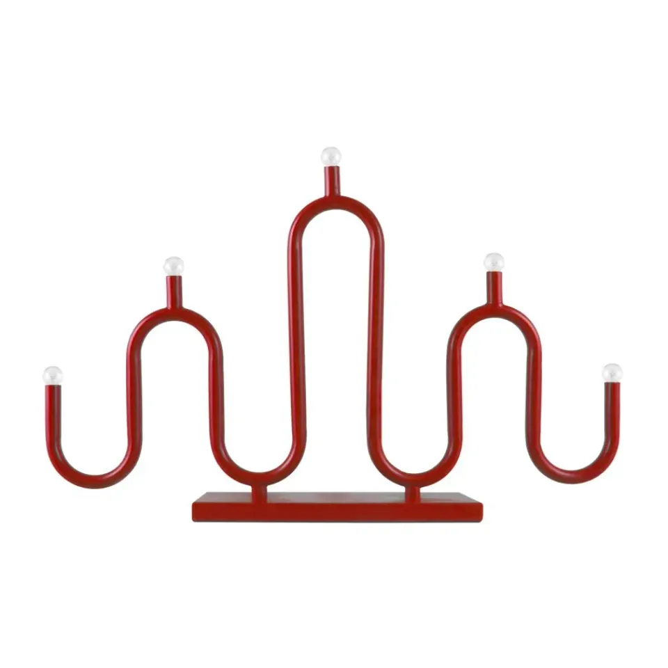 Advent Lights^Globen Lighting Noel 5 advent candle, Red