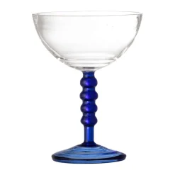 Cocktail & Martini Glasses|Long Drink & Highball Glasses^Bloomingville Noemi cocktail glass 23 cl, Blue