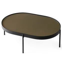 Coffee Tables^Audo Copenhagen NoNo coffee tableL 59.5x96.5 cm, Black- Brown