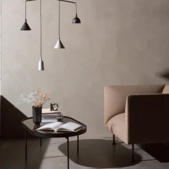 Coffee Tables^Audo Copenhagen NoNo coffee tableL 59.5x96.5 cm, Black- Brown