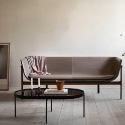 Coffee Tables^Audo Copenhagen NoNo coffee tableL 59.5x96.5 cm, Black- Brown