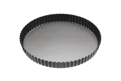 Round Flat Oven & Flan Dishes^Master Class Non-Stick Flan/Quiche Round pan, 28cm Black
