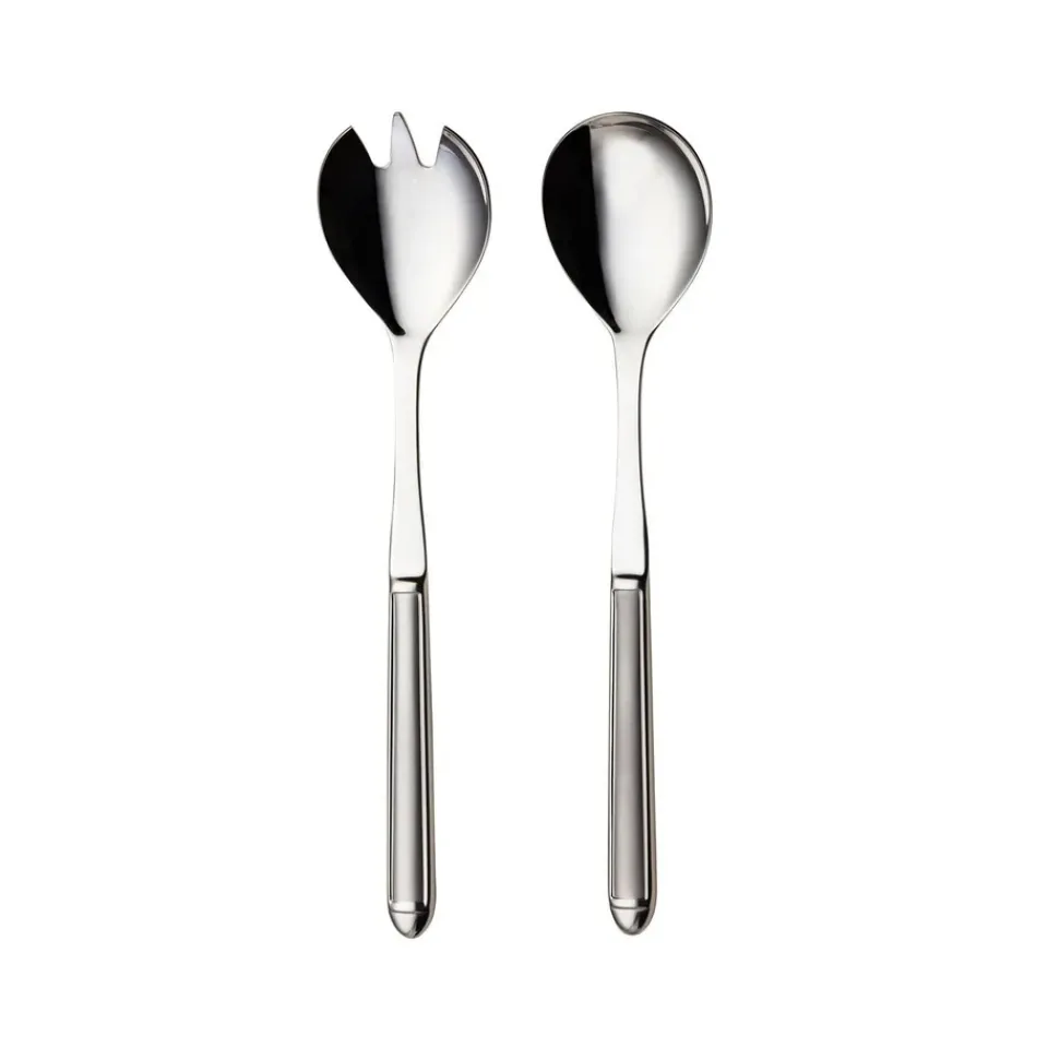 Salad Servers^Hardanger Bestikk Nora salad set 2 pieces, 2 pieces Silver-coloured