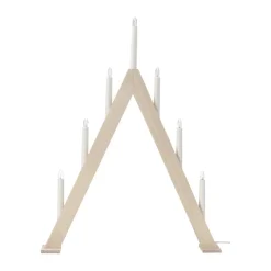 Advent Lights|Window Lights^Scandi Living Nord advent candelabra 60 cm, White stained BeigeWhite