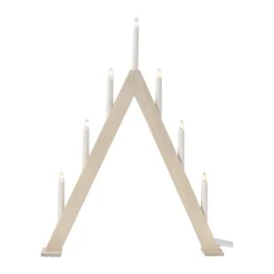 Advent Lights|Window Lights^Scandi Living Nord advent candelabra 60 cm, White stained BeigeWhite