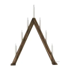 Hot Scandi Living Nord advent candelabra 60 cm, Dark stained Brown