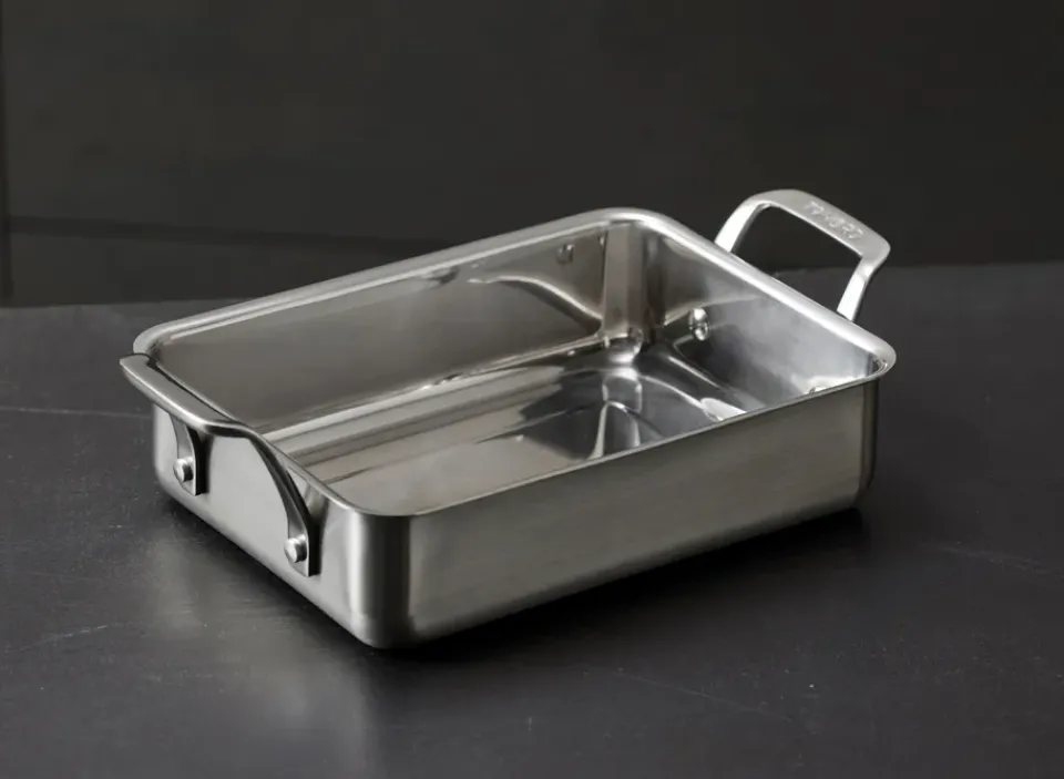 Oven Dishes^Morsø 79NORD oven pan 34,5x20x9 cm, Stainless steel Silver-coloured