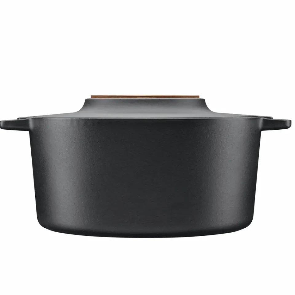 Cast Iron Casserole Pots|Cooking Pots & Casserole Dishes^Fiskars Norden casserole dish, 6 l Black