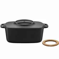 Cast Iron Casserole Pots|Cooking Pots & Casserole Dishes^Fiskars Norden casserole dish oval, 5 l Black