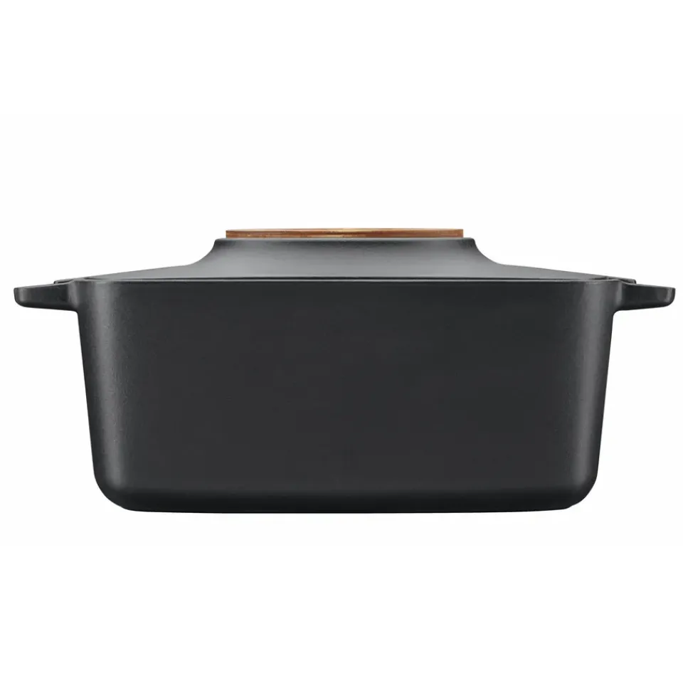Cast Iron Casserole Pots|Cooking Pots & Casserole Dishes^Fiskars Norden casserole dish oval, 5 l Black
