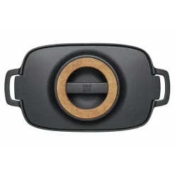 Cast Iron Casserole Pots|Cooking Pots & Casserole Dishes^Fiskars Norden casserole dish oval, 5 l Black