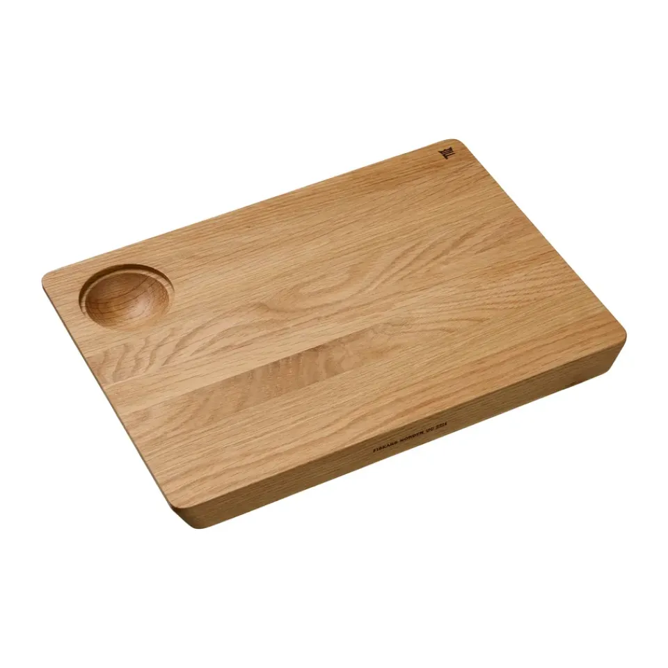 New Fiskars Norden cutting board oak, Large Brown