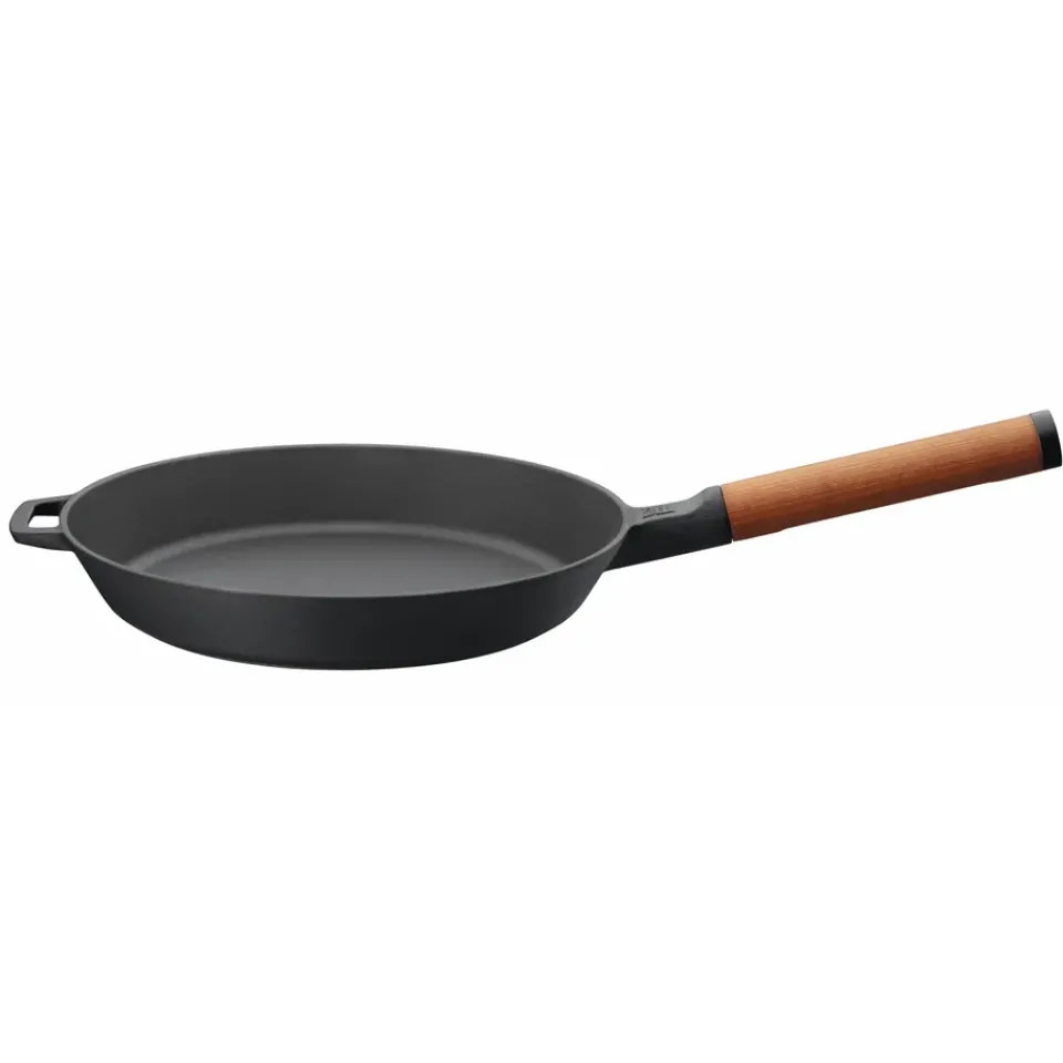 Cast Iron Pans|Frying Pans & Skillets^Fiskars Norden frying pan cast iron, 28 cm Black