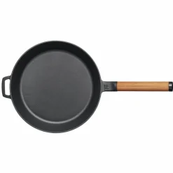 Cast Iron Pans|Frying Pans & Skillets^Fiskars Norden frying pan cast iron, 28 cm Black