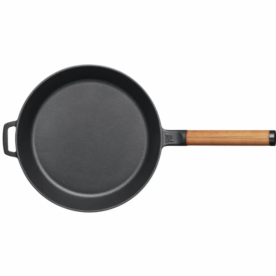 Cast Iron Pans|Frying Pans & Skillets^Fiskars Norden frying pan cast iron, 28 cm Black