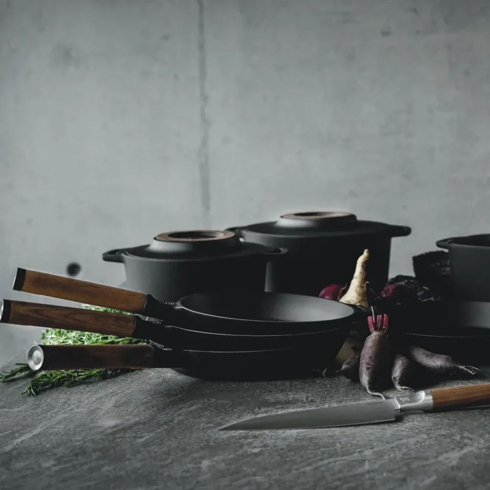 Online Fiskars Norden frying pan cast iron, 24 cm Black